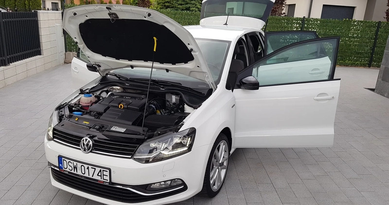 Volkswagen Polo cena 38900 przebieg: 145000, rok produkcji 2016 z Strzegom małe 781